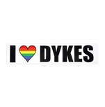 סטיקר I LOVE DYKES