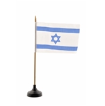 דגלון ישראל על מעמד פלסטי