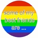 סיכת Some Of My Best Friends Are