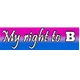  סטיקר my right to B  