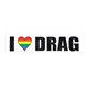 סטיקר I LOVE DRAG