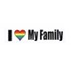 סטיקר I LOVE MY FAMILY