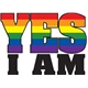מגנט עגול  Yes I Am